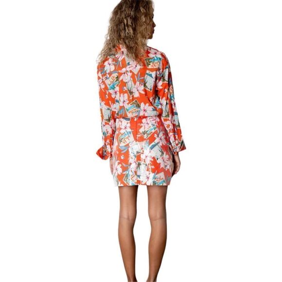 COPY - LE SUPERBE POSTCARD MINI SKIRT- SIZE 4 - Picture 3 of 10